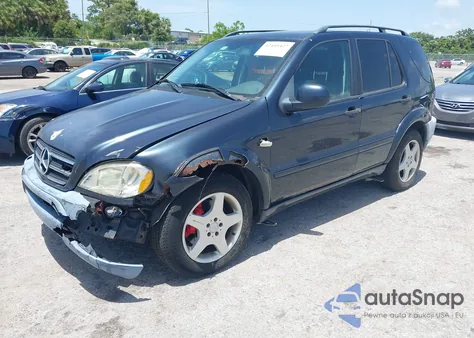 2001 Mercedes-Benz Ml 55 Amg из США, поврежденный, VIN 4JGAB74E51A237992